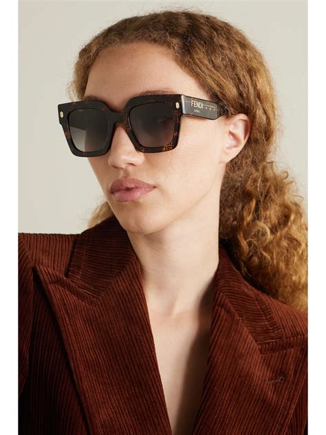 fendi monochromatic square sunglasses|fendi oversized sunglasses.